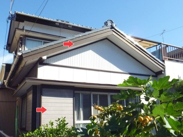 リフォーム前の屋根
